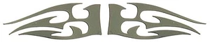 2pc Tribal Flame Trim,Decal,Emblem fits GMC SUV Trucks - Picture 1 of 10