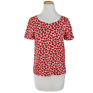 KATE SPADE women’s cap sleeves silk blouse Sz S - Picture 1 of 6