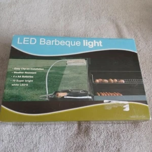 LED Barbeque Clip On Light 10 Brihjt LED'S 4 AA Batteries Included Open Box - Picture 1 of 3