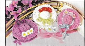 Correas de sombrero - 1-1/2" de ancho - Algodón ganchillo talla 10 - Patrón de ganchillo SOLO - Imagen 1 de 2