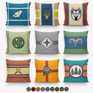 Hold Emblems Pillow Cover Pillow Protector 40cm & 45cm + Pin Badge Free - Picture 1 of 16