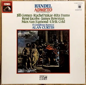 Handel Admeto JILL GOMEZ RENE JACOBS ALAN CURTIS EMI 5 LP Box MINT Quadraphonic - Picture 1 of 4