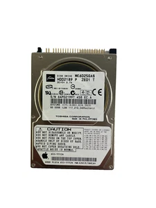 Toshiba Disk Drive HDD2189 Model MK6025GAS SATA Hard Drive 4200RPM Cache 8 MB - Picture 1 of 3