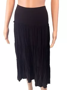 Fashion Bug Größe Large lila knielang Gypsy Rüschen A-Linie schwerer Rock - Bild 1 von 6