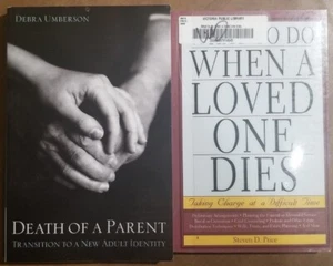 2 bks lot on Death and Dying Death of a Parent &What to Do When a Loved One Dies - Picture 1 of 3