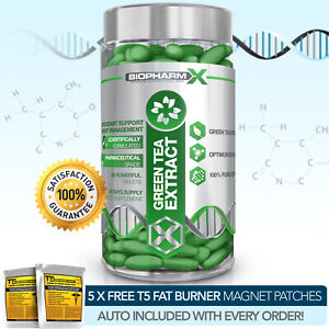 GREEN TEA EXTRACT FAT BURNER CAPSULES STRONGEST SLIMMING WEIGHT LOSS DIET PILLS 