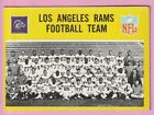 1967 Philadelphia Gum Football Card #85 Los Angeles LA Rams Team Photo *R8