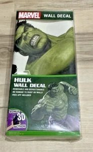 Marvel Hulk Wall Decal w/Bonus 3D Action when use app. Reusable 2021 NEW 13SALE - Picture 1 of 2