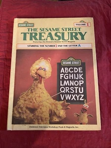 The Sesame Street Treasury Book Volume 1 - 1983 Number Letters - Picture 1 of 6