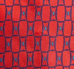 AQUASCUTUM Made in USA 100% Silk Red Neck Tie Krawatte - Picture 1 of 9