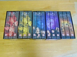 Buffy The Vampire Slayer - Season 2 & 3 & Angel - 5x VHS Box Set/s - PAL - VGC - Picture 1 of 11