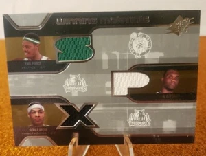 2007-08 SPx Winning Materials Triple Paul Pierce Al Jefferson Gerald Green HOF - Picture 1 of 2