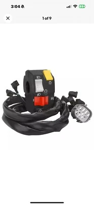 Left Handlebar Switch Start Stop Headlight for Honda Rancher 420 TRX420FPM/FM/TM - Image 1 of 4
