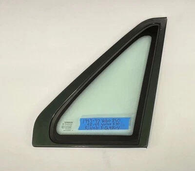 VOLVO 850 Y S70 1993-2000 LADO PASAJERO CUARTO TRASERO CRISTAL USADO Foto 1 de 2