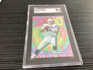 Peyton Manning 1999 Topps cromado todo grabado #AE19 SGC 9 - Imagen 1 de 3
