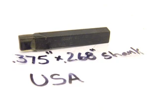 NEW SURPLUS USA CARBIDE TIPPED TOOL BIT (.375" x .268" Shank) CQ2 - Picture 1 of 1