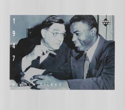 JACKIE ROBINSON 1994 Upper Deck Ken Burns Insert #55 NRMT+ - Image 1 of 4