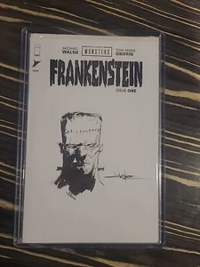 FRANKENSTEIN 1 Original Art Sketch Signed By Jae Lee 1/1 Nycc 2024 Image Comics - Picture 1 of 3