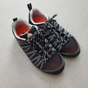 Merrell Hymist Hiking Shoes Men's 7 Black Orange Outdoors Mesh Performance - Picture 1 of 11