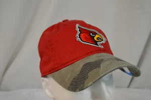 NEW Adidas NCAA Louisville Cardinals Camo Brim OSFA Cap Hat #QE82Z - Picture 1 of 6