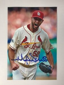 Michael Wacha St. Louis Cardinals signed 4x6 photo