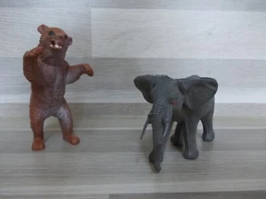 Raccolta di 7 animali selvatici anni 70, Made in Hong Kong altezza fino a circa 9 cm - Foto 1 di 3