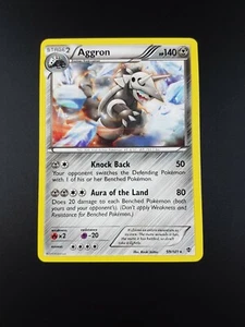 Aggron 59/101 Rare Non-Holo Plasma Blast Pokemon Card - Light Play/Good - Bild 1 von 8