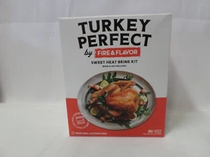 Kit de salmuera de calor dulce perfecto Fire & Flavor Turkey 12 oz. Sin gluten sin transgénicos - Imagen 1 de 6