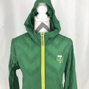 GIII Sports by Carls Banks Green Hooded Running Jacket Portland Timbers Large