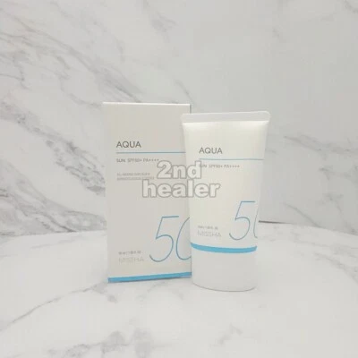 MISSHA All-around Safe Block Aqua Sun 50 ml SPF50+ PA++++ K-Beauty Foto 1 de 4