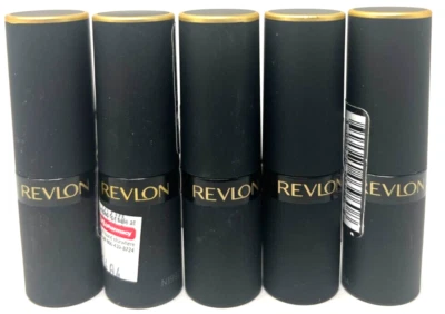 (5) Revlon Super Lustrous Lipstick Sealed 0.15 oz Each 016 - Candy Addict - Image 1 of 3