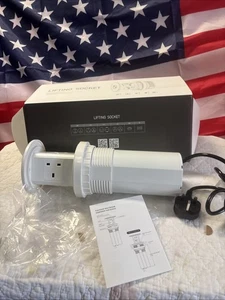 Pop up Sockets for Kitchen Worktops with Wireless Charger, Desk Power Socket. - Picture 1 of 13