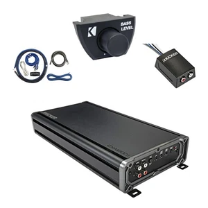 Kicker CXA1800.1 1800-Watt Mono Amplifier w/Kit, Remote, Stereo Line Converter - Picture 1 of 6