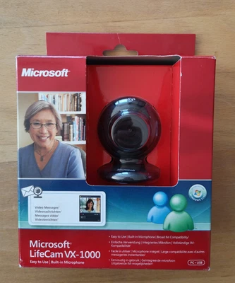 Microsoft liveCam VX-1000, gebraucht, in Originalverpackung - Bild 1 von 4