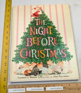 The Night Before Christmas Gyo Fujikawa illustrated HCDJ book 1961 - Picture 1 of 8