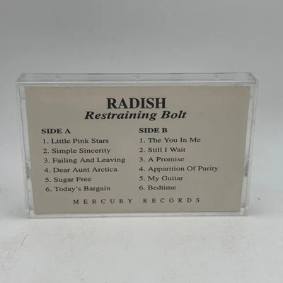 Radish – Restraining Bolt Cassette 1997 Indie Rock Mercury Advance PROMO - Image 1 of 4