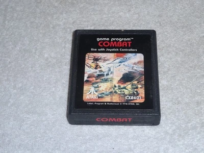 1978 Atari Game Program Combat CX2601 tested works video game KOMBAT MORTAL 0143 - Image 1 of 4