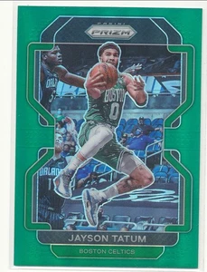 2021-22 Panini Prizm - Jayson Tatum #13 Green Prizm - Picture 1 of 1