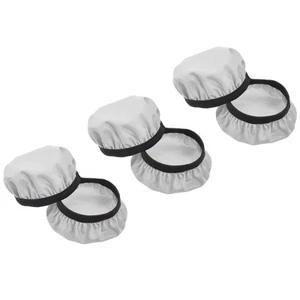 Grigio Copri Cuffie Lavabile Tessuto Flessibile Adatto 2.36-3.54" 3 Paia - Afbeelding 1 van 5