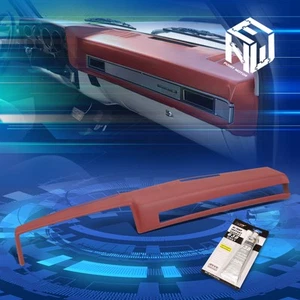 Para 81-91 Chevy GMC C/K/V/R Blazer Granate Frontal Moldeado Tapa de tablero Cubierta Superposición - Imagen 1 de 7