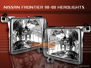 FIT 1998-2000 FRONTIER 2000-2001 XTERRA HEADLIGHTS CLEAR  - Picture 1 of 1