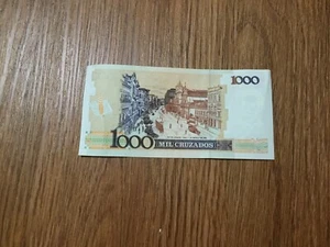 BANCO CENTRAL DO BRASIL 1000 Mil Cruzados ONE CRUZADO NOVO Brasil Note - Picture 1 of 2