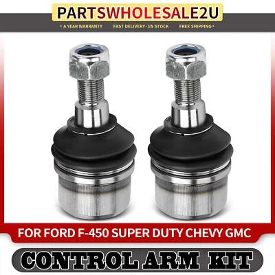 2x Rótula superior delantera para Ford F-450 F-550 Super Duty Chevy C4500 Kodiak GMC Foto 1 de 4