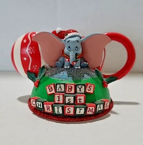 Disney Parks Babys 1. Weihnachten Mickey Mouse Ohr Mütze Dumbo Ornament NICHT MEHR ERHÄLTLICH - Bild 1 von 3