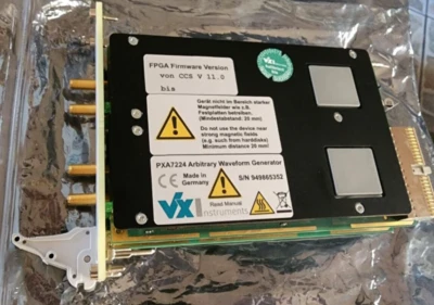 Instrumentos PXA7224 VX 2 canales, aislados, 2 ranuras, 100 MS/s PXI onda arbitraria Foto 1 de 2