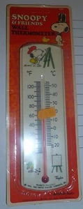 Vintage 1965 Snoopy & Friends (Woodstock) Wall Thermometer # 5194 MOC Unpunched! - Picture 1 of 2