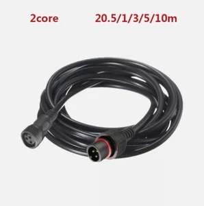 2Pin IP67 Waterproof Connector LED Electrical Wire Plug Power Cable Male Female - Picture 1 of 10