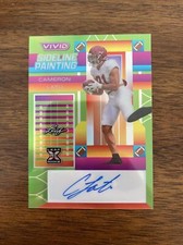 2023 Leaf Vivid Cameron Latu Green Sideline Painting Auto 1/4