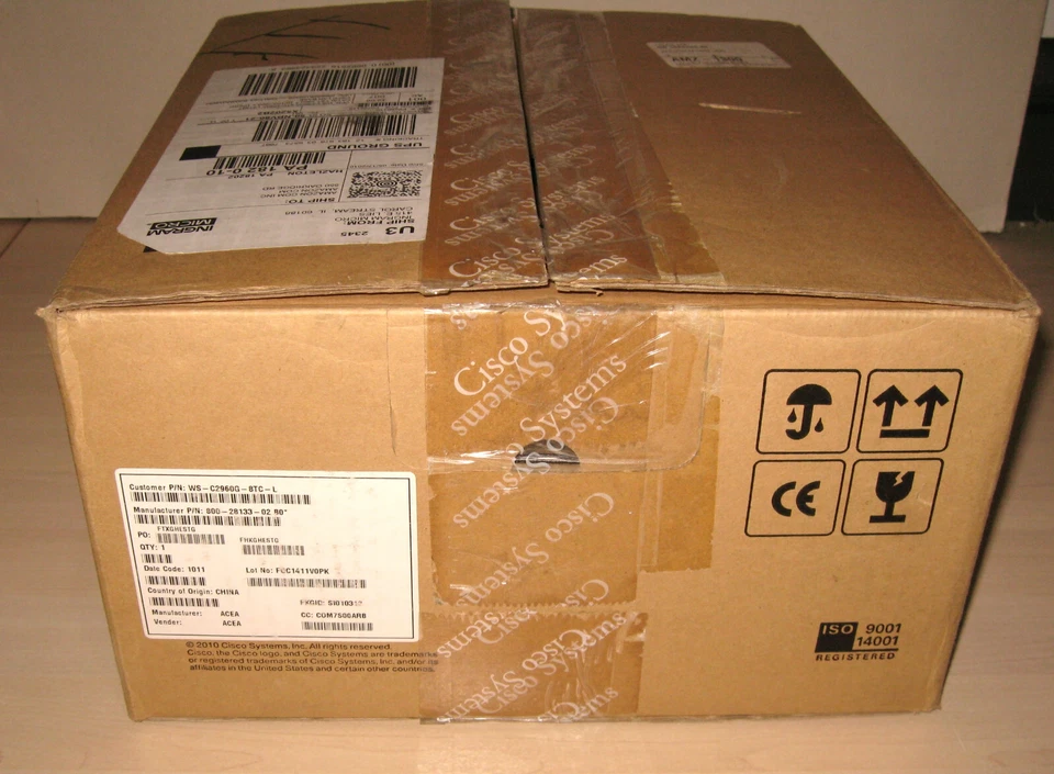 NEW Cisco WS-C2960G-8TC-L MANAGED GIGABIT SWITCH + 1 T/SFP LAN BASE SEALED  - Image 1 of 4