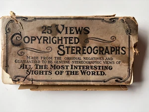 Set of 25 Antique Stereographs Cards Courtship/Wedding/Marriage - Picture 1 of 3